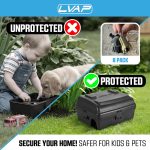 8 Pack Rodent Bait Station Keys for Protecta LP, EVO Protecta, Aegis Mouse Bait Station, Bell Labs, EZ-Clean, Heavy-Duty Plastic Assorted Replacement with 8 Key Rings & 4 Warning Labels. - Image 6