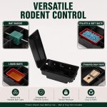 4 Pcs Rat Bait Stations with Keys Lockable Traps Outdoor Indoor - Image 3