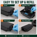 4 Pcs Rat Bait Stations with Keys Lockable Traps Outdoor Indoor - Image 5