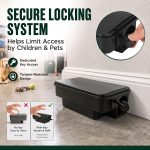 4 Pcs Rat Bait Stations with Keys Lockable Traps Outdoor Indoor - Image 6