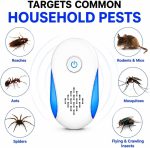 2026 Upgraded Ultrasonic Repeller 6 Packs, Indoor Ultrasonic Repellent for Roach, Rodent, Mouse, Bugs, Ant, Mosquito, Mice, Spider, Electronic Plug in Pest Control - Image 3