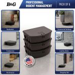 B&G Rodent Cafe Bait Station Kit with 6 Stations and 6 Universal Keys - Image 3