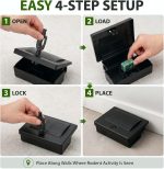 12 Pcs Mouse Bait Station with Key PP Plastic Rodent Trap Rat Box - Image 4
