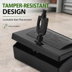 12 Pcs Mouse Bait Station with Key PP Plastic Rodent Trap Rat Box - Image 5