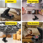 Rat Trap (12-Pack), Large Mouse Traps for Indoor and Outdoor Use, Reusable, Fast, Hygienic, Unplugged, Used to Catch Mice, Squirrels, Rodents, for Home, Yard and Barns - Image 3