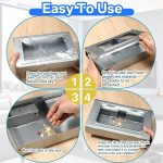 4 Packs Multi Catch Mice Container Clear Top Humane, Large, Silver - Image 5