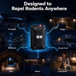 2026 Ultrasonic Under Hood Rodent Repellent for Car Engine (4-Pack) - Image 2