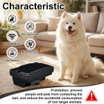 8 Pack Rat Bait Stations with Key Reusable Mouse Stations Mice Blocks Heavy Duty Boxes for Outdoor Rodents Mice Blocks, Bait Not Included (Classic,Black) - Image 3