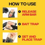 Victor Metal Pedal Mouse Traps, 12-Pack, Reusable Wooden Snap Traps - Image 4