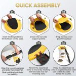 Mouse Bucket Trap Auto Reset Lid, Mouse Bucket Trap for 5 Gallon Bucket Reusable Rodent Control Tool for Indoor Outdoor Use, Home Garage Barn-2pcs1014 - Image 3