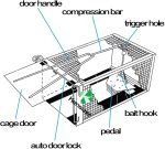 Kensizer Humane Rat Trap, Small Mouse Traps 10.5" L x 5.5" W x 4.5" H - Image 4