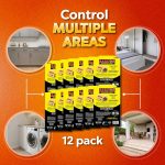 Glue Mouse Traps for Rats and Mice, Peanut Butter Scented Sticky Traps, Non-Toxic Pest Control, Indoor & Outdoor Use, 12 Pack - Image 3