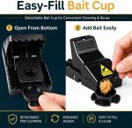 Blinc Mouse Trap, 2 Pack Heavy Duty Snap Trap, High Sensitivity, Reusable Mice Catcher and Killer for Indoors, Garage, Kitchen - Image 4