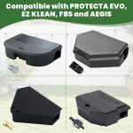4 PCS Bait Station Keys for EZ KLEAN, FBS, PROTECTA EVO, AEGIS with 4 Key Rings for Indoor & Outdoor Use - Image 3