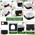 Qualirey 8 Pcs Rat Bait Station, 2 Large Rat Bait Box & 6 Small Mouse Traps - Image 4