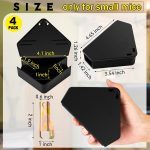 Qualirey 4 Pcs Triangle Mice Rat Bait Stations, 5x3 in, Black - Image 3