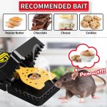LULUCATCH Mouse Traps, 12 Pack Snap Rat Traps, Quick-Set Reusable Sanitary Mice Traps, Rodent Traps Mice Catchers Indoor Outdoor for Home Garage, Pet Safe & Easy to Use - Image 3