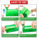 LULUCATCH Humane Mouse Traps 6 Pack, Live Catch Release Rodent Traps, Green - Image 5