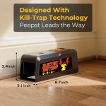 Electronic Mouse Trap 2 Pack– Electric Mouse Trap Zapper for Indoor & Outdoor Use, Reusable Rodent Trap, No Touch No See, Effective Mice & Mouse Control - Image 3