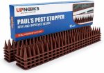 Heavy Duty Cat, Bird, Rodent Deterrent Outdoor Anti-Climb Repellent Security Device Spikes - 12 Pack [16.97FT] (1.98 pounds) - Image 4