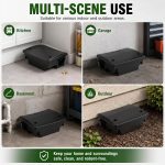 6 Pack Large Rat Bait Station with Key, 8" Tamper Resistant - Image 6