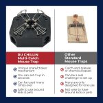 Reusable Multi-Catch Mouse Trap, Indoor/Outdoor - Black - Image 4