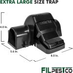 Large Rats Traps, Mouse Traps, Tunnel Snap Trap, 4 Count - Image 2