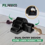 Large Rats Traps, Mouse Traps, Tunnel Snap Trap, 4 Count - Image 4