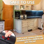 4 Pack Slim Rat Bait Stations with Key, Tamper-Resistant - Image 5