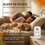 Ultrasonic Pest Control Repeller Indoor - 3 Pack - Covers Up to 1,600 sq ft, Fleas, Bed Bugs and Other Common Pests - Image 7