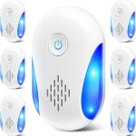 (2026 Upgraded) Ultrasonic Pest Indoor Repeller - Stronger Driving Force, Repellent for Mouse, Rats, Cockroaches, Spiders, Ants, Bugs, Plug-in Control Device, 2 Mode Switching (6 Pack)