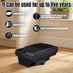 1 Pack Rat Bait Stations with Key Reusable Mouse Stations Mice Blocks Heavy Duty Boxes for Outdoor Rodents Mice Blocks, Bait Not Included (Classic,Black) - Image 4