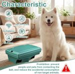 6 Pack Rat Bait Stations with Key Reusable Mouse Stations Mice Blocks Heavy Duty Boxes for Outdoor Rodents Mice Blocks, Bait Not Included (Classic,Green) - Image 3