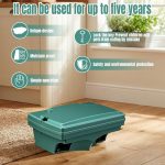 6 Pack Rat Bait Stations with Key Reusable Mouse Stations Mice Blocks Heavy Duty Boxes for Outdoor Rodents Mice Blocks, Bait Not Included (Classic,Green) - Image 4
