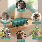 6 Pack Rat Bait Stations with Key Reusable Mouse Stations Mice Blocks Heavy Duty Boxes for Outdoor Rodents Mice Blocks, Bait Not Included (Classic,Green) - Image 5