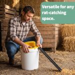 Humane Auto-Reset Mouse Trap Bucket Lid 5-Gallon Bucket Compatible - Image 2