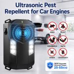 25-55kHz Battery-Powered Ultrasonic Rodent Repellent for Car Engines - Image 2