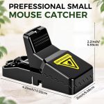 60 Pcs Mouse Snap Traps Plastic Reusable for Home Indoor Bulk - Image 4