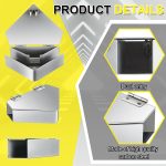 Qualirey 4 Pcs Mouse Bait Station Steel Metal for Indoor Outdoor Use - Image 4