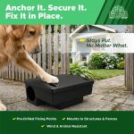 Mouse Bait Station 2 Pack Medium Size, Tamper Resistant Lockable Bait Boxes Indoor Outdoor, High Capacity Mid Size Rodent Bait Box with Key, Reusable Weather Resistant Pest Control - Image 6