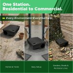 Mouse Bait Station 2 Pack Medium Size, Tamper Resistant Lockable Bait Boxes Indoor Outdoor, High Capacity Mid Size Rodent Bait Box with Key, Reusable Weather Resistant Pest Control - Image 8