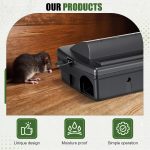 Reusable Rat Stations Large with Key and Bait Trays, 4 Pcs - Image 6