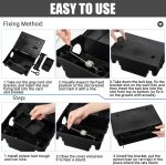 Qualirey 4 Pack Rat Station with Key, 8.66 x 7.5 x 3.9 in - Image 3