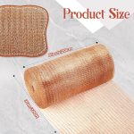 8" x 100 ft Copper Mesh for Rodent Control, Rustproof Copper Wool for Slugs, Bats, Snails, Birds, DIY Hole Filler, Gap Blocker for Gardening and Home Use - Image 3