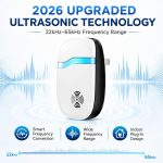 Ultrasonic Pest Indoor Repeller, Repellent for Mouse, Rats, Roaches, Spiders, Ants, Bugs, Plug-in Control Device, Silent Home (6 Pack) - Image 3