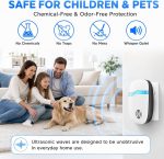 Ultrasonic Pest Indoor Repeller, Repellent for Mouse, Rats, Roaches, Spiders, Ants, Bugs, Plug-in Control Device, Silent Home (6 Pack) - Image 4