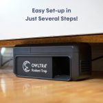 OWLTRA 1 Pack OW-7 in-/Outdoor Electric Rodent Trap, Instant Eliminate Rodent Zapper with Waterproof Cover, Sound & Light Alarm, and Batteries or USB Power Source, Waterproof Grade IPX4, Black - Image 8
