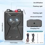 Ultrasonic Pest & Rodent Mouse Squirrels Repellent, Plug-in Electronic Rat Bat Repeller, Battery Operated Deterrent Control Mice for Car Engines - Image 3
