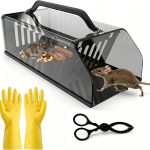 Humane Mouse Traps Indoor for Home,Live Mouse Trap Cage Indoor Outdoor Use