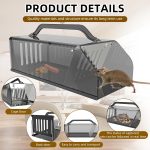 Humane Mouse Traps Indoor for Home,Live Mouse Trap Cage Indoor Outdoor Use - Image 3